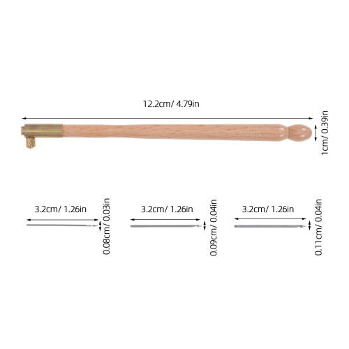 2 Conjuntos Francesa Tambour Miçangas Cobre 1
