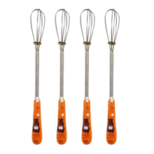 Mini-Schneebesen-Set, Küchenutensilien aus Edelstahl zum Mischen und Pürieren, flexibel, praktisch und tragbar, spülmaschinenfest
