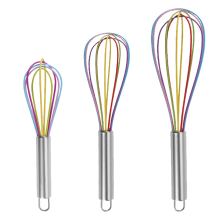 Antiaanbaklaag garde set van roestvrij staal, ergonomisch ontwerp, 3-delige keukengarde, hittebestendig, gemakkelijk schoon te maken, ophangbaar,
