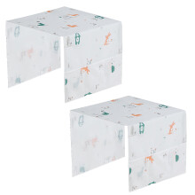 Copertura protettiva per la parte superiore dell'asciugatrice, in plastica PEVA multiuso per elettrodomestici da lavanderia con un tocco decorativo
