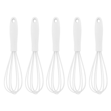 Eleganz trifft auf Funktionalität: 5-teiliges Set Mini-Silikon-Schneebesen