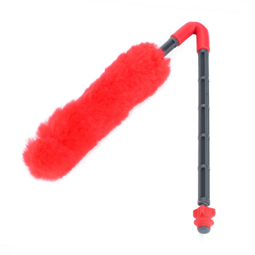 Red Wool Paintball Barrel Squeegee - Precision Cleaning Accessory 1