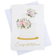 Wedding Card Mr & Mrs Congratulations On Your Wedding Bride & Groom Eco-Friendly Card for Couples