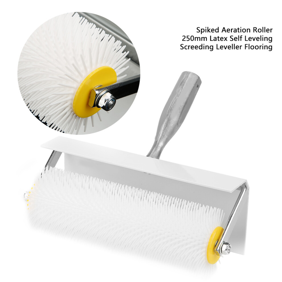 250Mm Latex Spiked Aeration Roller For Screeding & Flooring 4601362629104