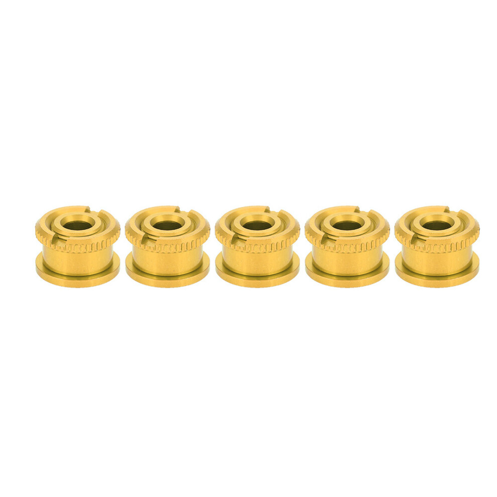 Bike Chainwheel Screws Bolts Nuts Set For Single Dental Plate (8X4mm) Gold 7891362630966