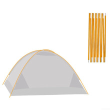 Strong and Lightweight Aluminum Alloy Tent Poles for Outdoor Tent Repair and Replacement (4.42meter)