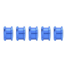 Blue Aluminum Chainwheel Bolts & Nuts for Bike Crankset, 8x4mm