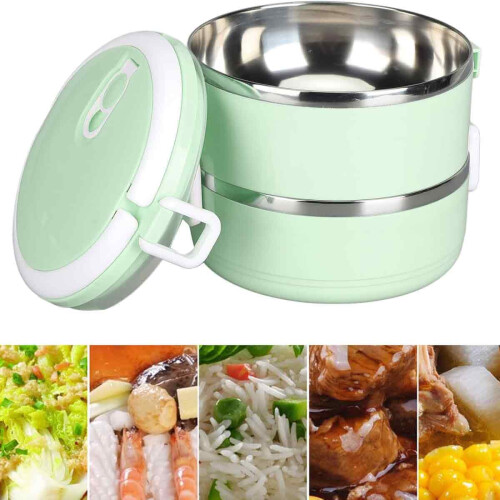 Bento Lunch Box, δοχείο εσωτερικής στρώσης από ανοξείδωτο ατσάλι, κατάλληλο για τρόφιμα, 1