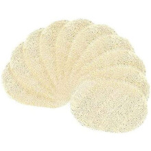 Spúinse Luffa Nádúrtha, Ceapanna Bainte Smididh le haghaidh Scrobadh Aghaidhe go Réidh, Scrobadh Bog Cúraim Aghaidhe In-athúsáidte - 10