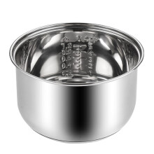 Nonstick Rice Cooker Inner Bowl 304 Stainless Steel Construction Even Heating Inside Bowl Replacement Accessories Replacement Inner Pot 4l