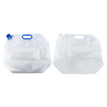 Réservoir d'eau en matériau de qualité alimentaire pour les activités de plein air, portable et peu encombrant, pliable, contenant en plastique