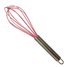 Batedores de silicone não abrasivos e resistentes para cozinhar, batedores de cozinha resistentes ao calor, cores vibrantes, design multifuncional