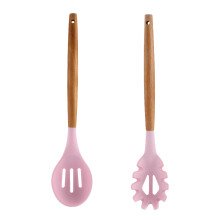 Manueller Eiermixer, Küchenutensil mit strapazierfähiger, lebensmittelechter Silikonummantelung und komfortablem Holzgriff für einfache Handhabung