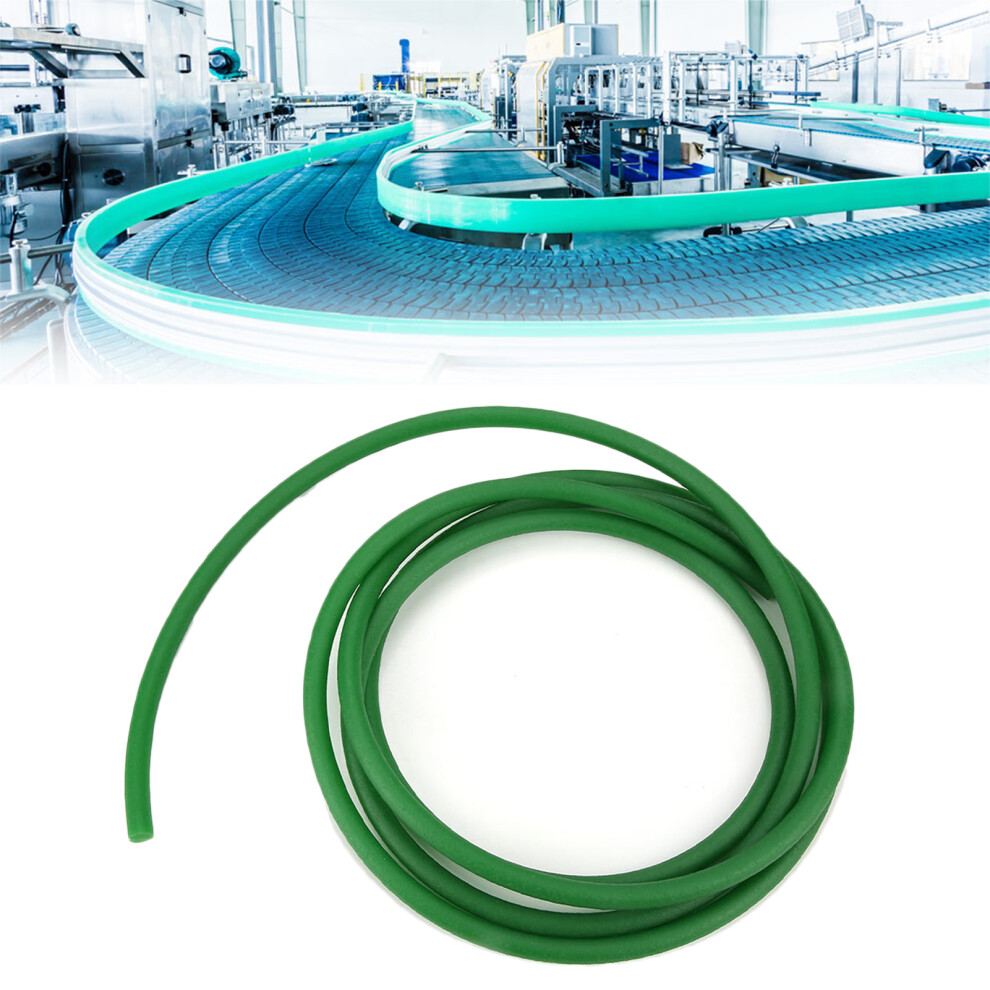 Rough Surface Pu Drive Belt 10Mm X 3M Green For Industrial Use 7611362631790