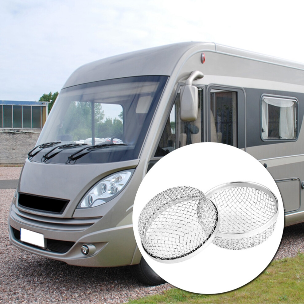 2Pcs Rv Vent Bug Cover Stainless Steel For Camper Trailer With Spring Fasteners 8061362632089