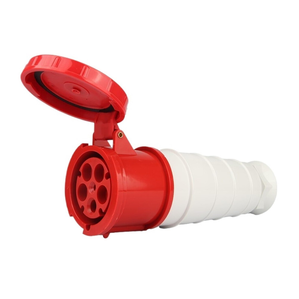 Ip67 Waterproof High-Power Industrial Plug 63A/125A Aviation Socket Non-Explosion-Proof Connector 3-Core 4-Wire 5-Core(Five Core 125A Connector) 9067246837792