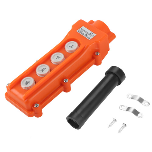 Industrial Crane Chain Hoist 4-Channel Push Button Rainproof Control System 1