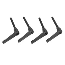 Zuverlässige Metallbacken mit M8-Gewinde, verstellbarer Griff, 20 mm, 4er-Pack