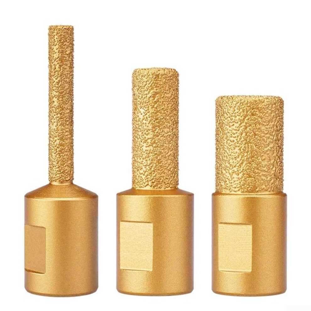 M10 Vacuum Brazed Stone Core Drill Bit For Angle Grinder With Slotting And Trimming Tool For Porcelain, Marble, And Granite(10Mm) 9105992175611
