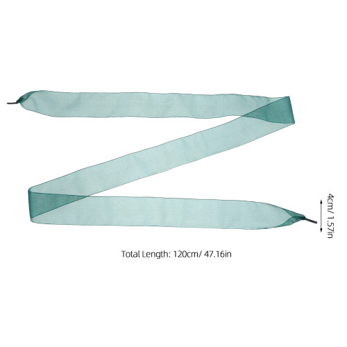 1Par De DIY Chiffon Larga Para Tênis 2