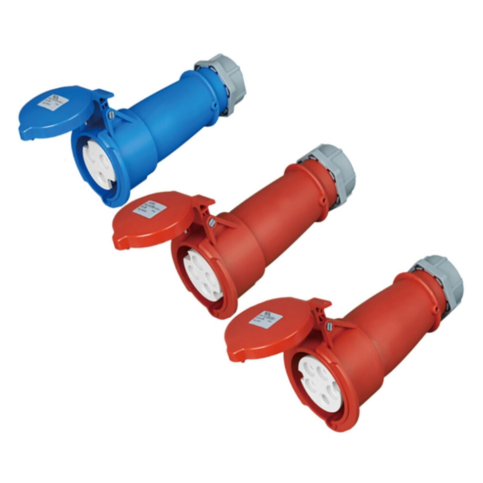 1 Pcs Ip44 Waterproof Industrial Connector Mobile Plug Cable Male And Female Docking Power Plug Device(Sp-6 5P 32A) 9067246838331