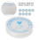 Kristall Elastisches Perlenfaden-Garn 0,7 mm 11 m Transparent x10 9