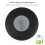 Compact Black Waterproof Bluetooth Speaker for Outdoors with Cup 12