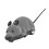 Wireless Pet Mouse Toy with Remote Control, Gray, 23x10x5.5cm 15