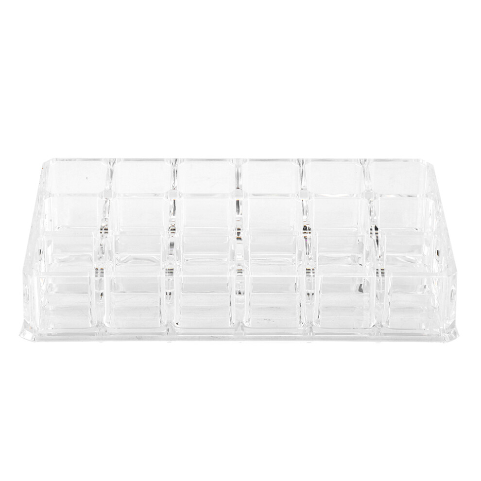 Mini Transparent 18 Grid Cosmetic & Jewelry Storage Box Portable Drawer for AU-image-OPC-PN2XVJN-NEW