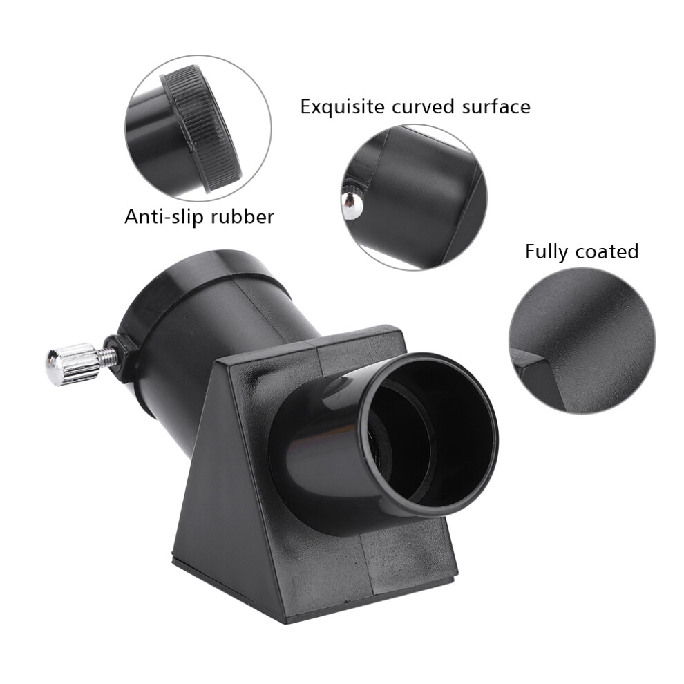 45 Degree 0.96" Telescope Erecting Prism Mirror Anti-Slip Rubber Design 9351362634206