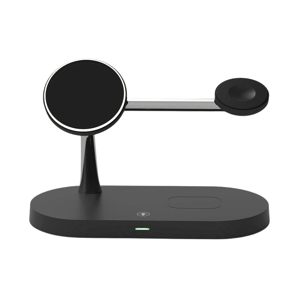 Black (Black) Wireless Charging Dock Station Desk Charger Stand Docking Pad Home
