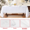 Rectangular Table Cloth for 8ft Table, Wrinkle Resistant Polyester Dining Table Cover, Durable Tablecloth with Stain Resistant Surface, Multi-purpose 3