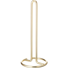 Elegante porta rotolo di carta per cucine moderne, accessorio da piano di lavoro dal design minimalista e raffinato, realizzato in metallo di alta