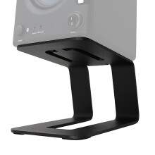 Desktop Speaker Stand, Speaker with Anti-Vibration Mat, Height and Tilt Adjustment, Audio Stand for Computer and Bookshelf