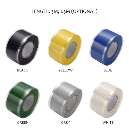 Wasserabweisendes Silikondichtband 1,5 m Grau 30 mm 1