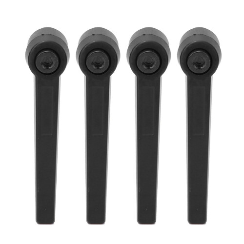 Set of 4 Metal Machine Knobs Adjustable Handles M12 Female Thread 95mm 2