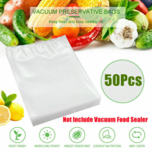 Vacuum Sealer Bags, Universal Design Airtight Barrier Keeps Food Fresh, Heavy Duty Puncture Prevention for Long Term Preservation, Suitable for Dry Go
