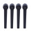 Industrial Metal Machine Knobs Adjustable Fixing Handle M8 63mm Set of Four 15