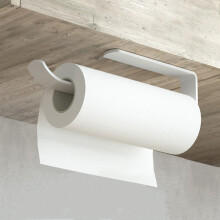 Effizienter Papierhandtuchspender, einfach zu montierender Küchenrollenhalter aus Aluminium zur Wandmontage, spart Platz auf der Arbeitsfläche