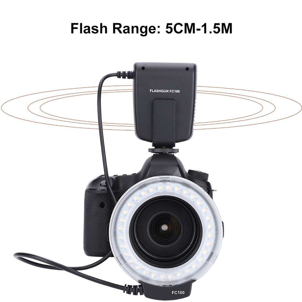 Portable Led Ring Flash Video Fill Kit For Cameras Fc-100 Light 9431362637367