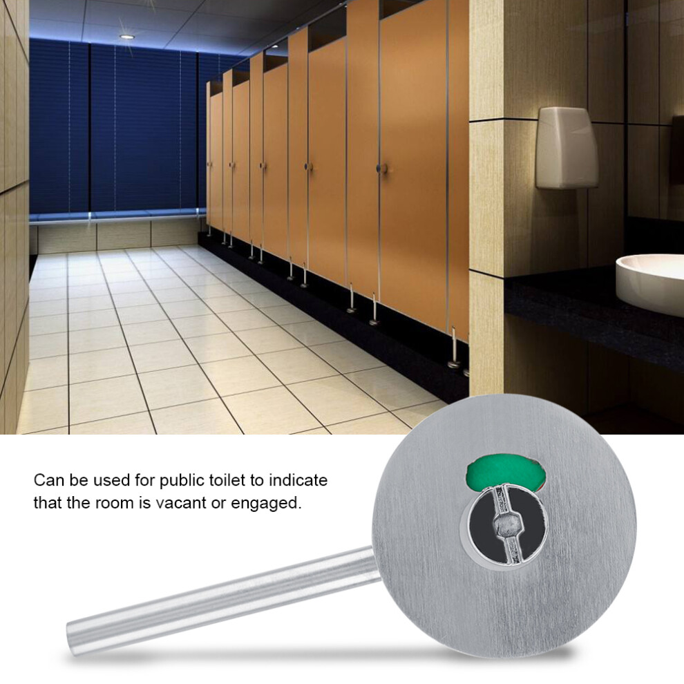 Zinc Alloy Door Lock Bolt Indicator Engaged Vacant For Public Restroom 4941362638929