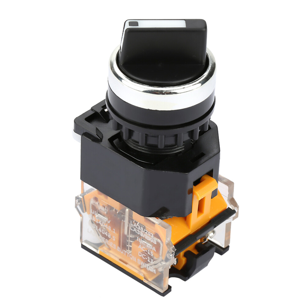 22Mm Self Locking Rotary Selector Switch 2 Positions Nc No Control 6941362639689