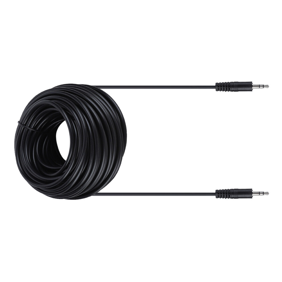 High Quality 20M 3.5Mm Copper Mono Male To Male Shielded Audio Cord 4911362639103