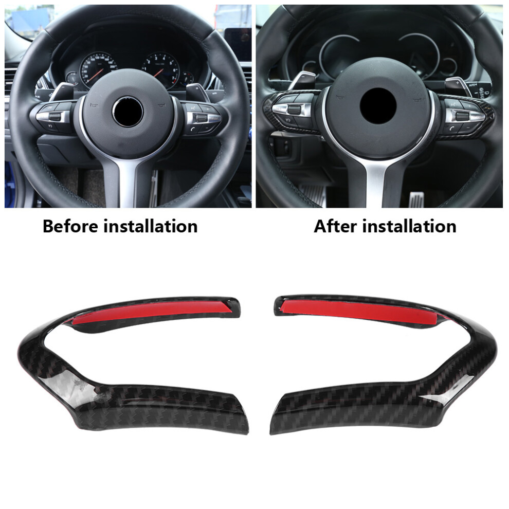 High Quality Steering Wheel Cover Trim For F20 F22 F30 F32 F10 F06 Models 7891362640033