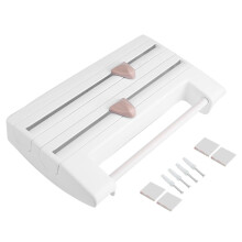 Het ultieme ruimtebesparende keukenrek, wandmontage voor sausflessen met innovatieve keukenrolhouder en ergonomisch ontwerp voor veilig snijden.