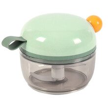Hachoir manuel avec bol facile à nettoyer, coupe-légumes portable pour une préparation rapide des repas, design compact pour un rangement peu