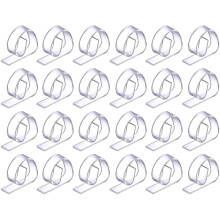 Clip per tovaglia in plastica trasparente, plastica ABS, facili da installare, per feste in piscina, picnic, ristoranti, essenziali per feste