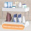 Adjustable Utility Organizer, Space-saving Under Sink Organizer For Various Room Settings Including Bathrooms, Kitchens, And Offices, Stable Construct 3