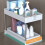 Adjustable Utility Organizer, Space-saving Under Sink Organizer For Various Room Settings Including Bathrooms, Kitchens, And Offices, Stable Construct 4