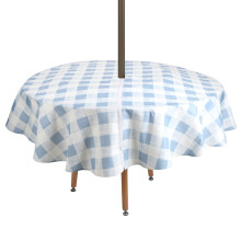 Tovaglia a quadri in tessuto lavabile, in vinile impermeabile monouso, facile da pulire, robusta, resistente e versatile (152 cm)